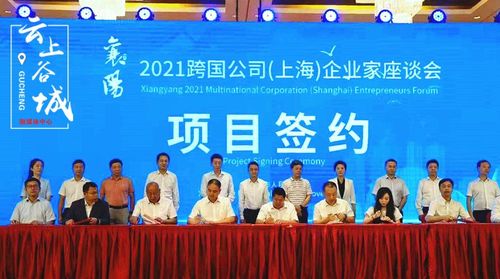 襄阳2021跨国公司上海企业家座谈会 谷城成功签约两大项目，上海企业网站助力跨区域合作